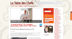 Desktop Screenshot of latabledeschefs.fr